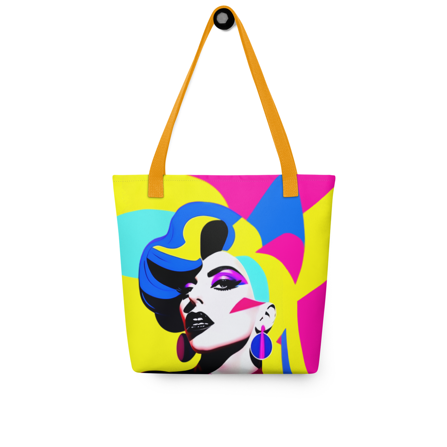 Neon Judgement Tote Bag