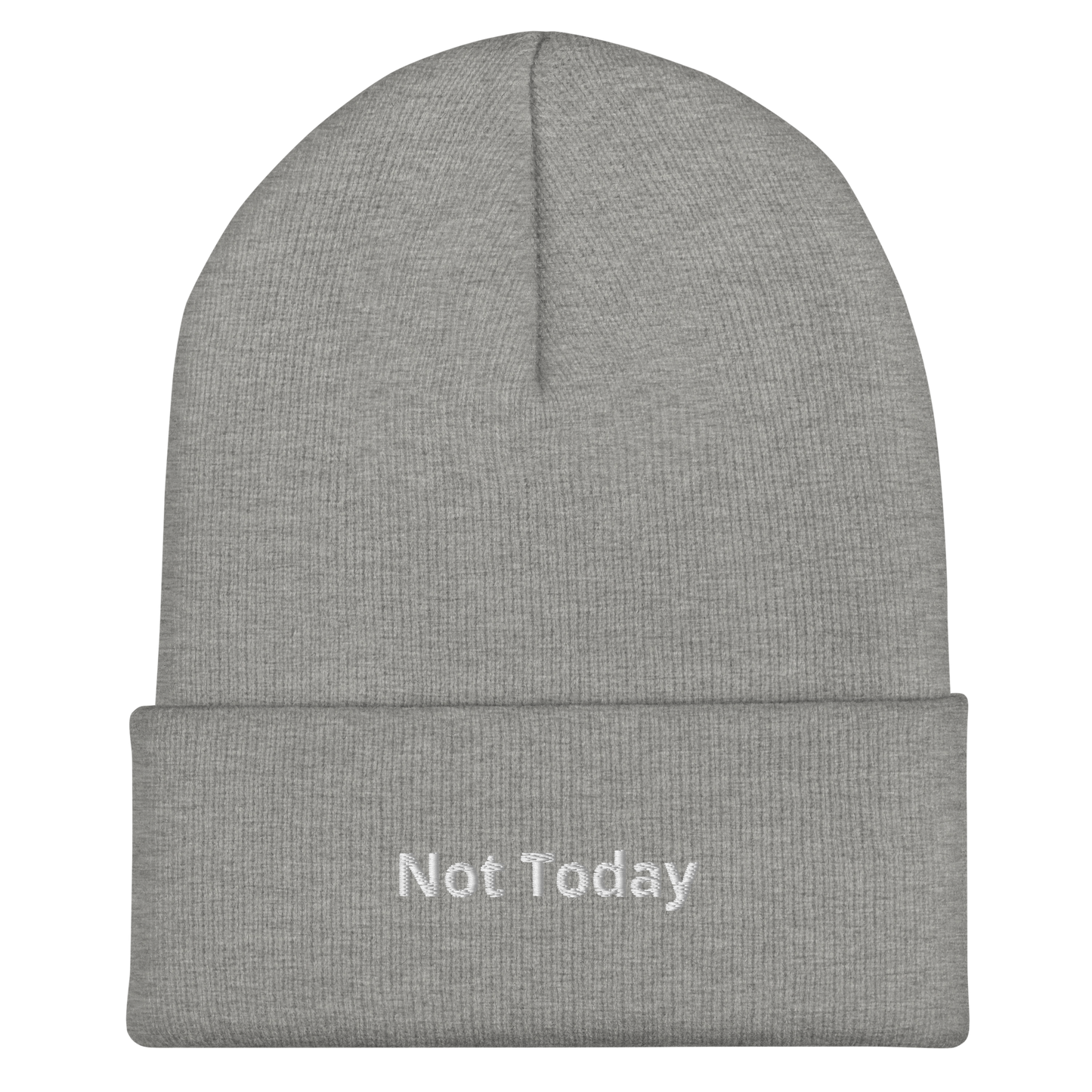 Not Today Cuffed Beanie
