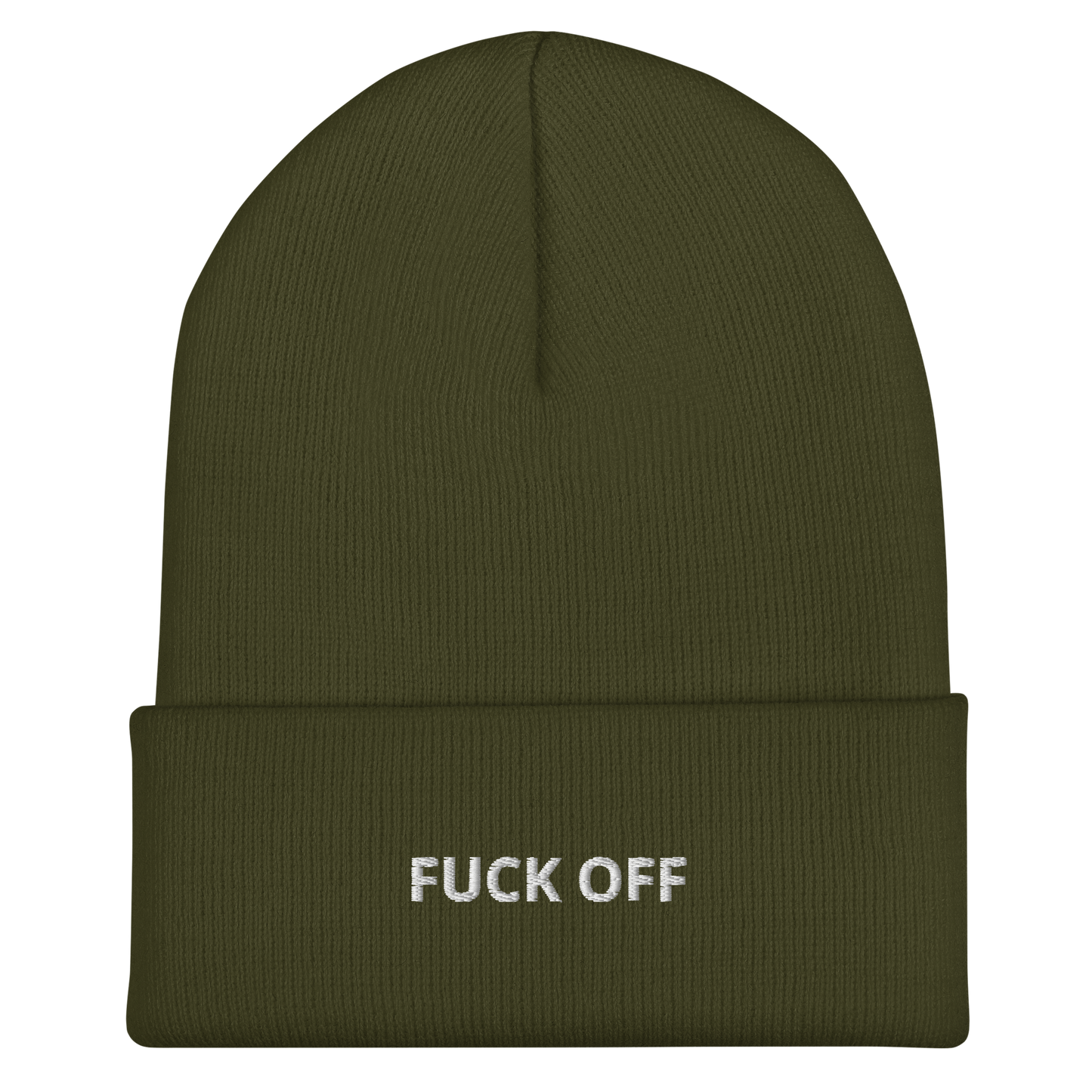 Fuck Off Cuffed Beanie