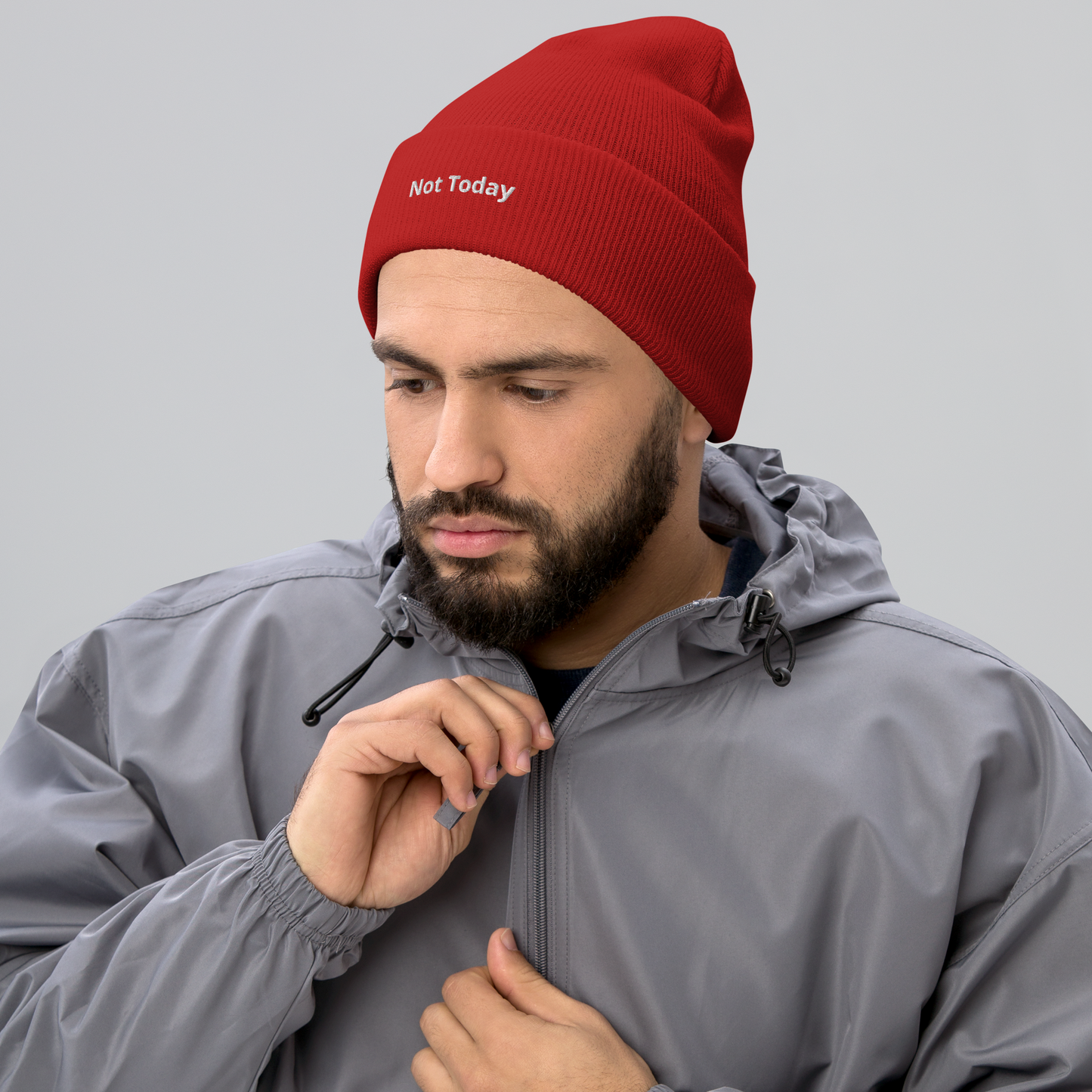 Not Today Cuffed Beanie