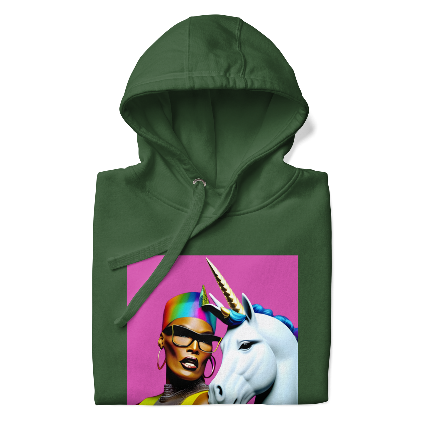 Unicorn Woman Premium Unisex Hoodie