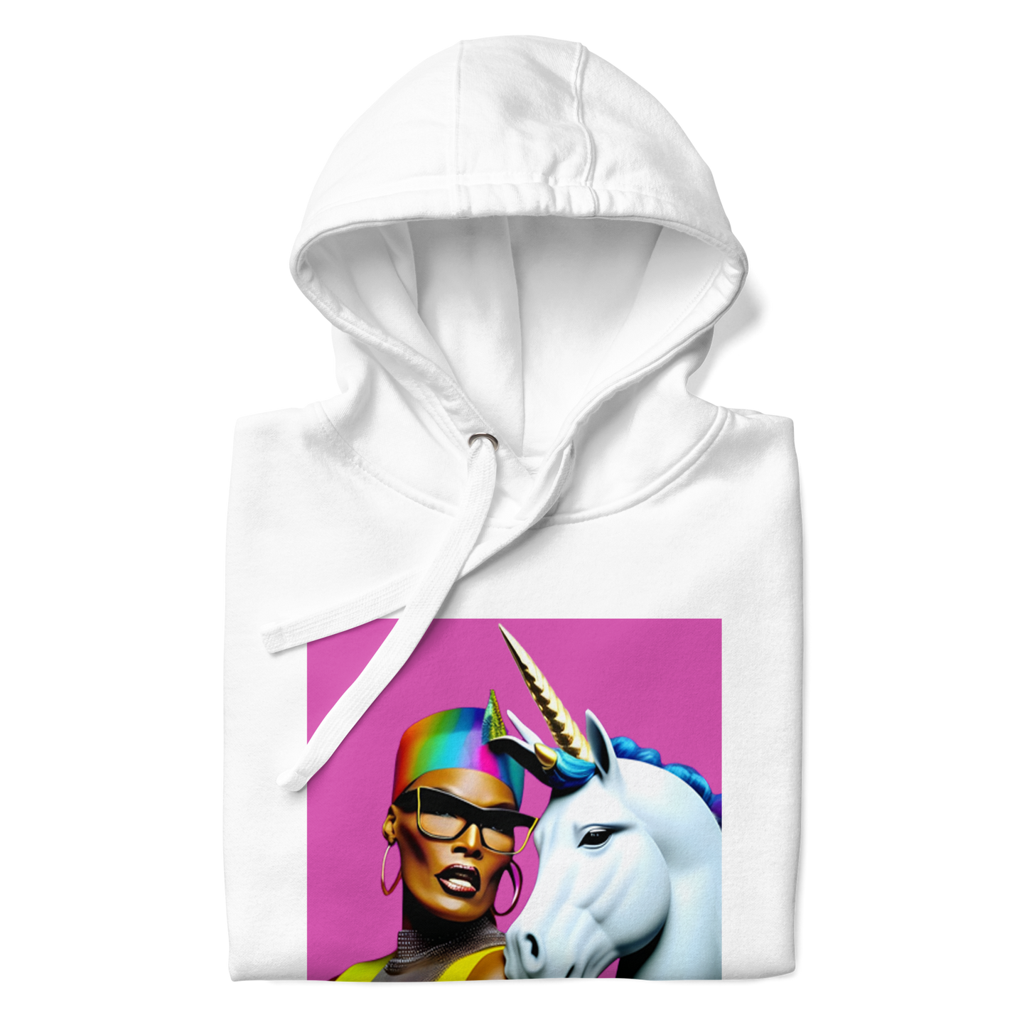 Unicorn Woman Premium Unisex Hoodie