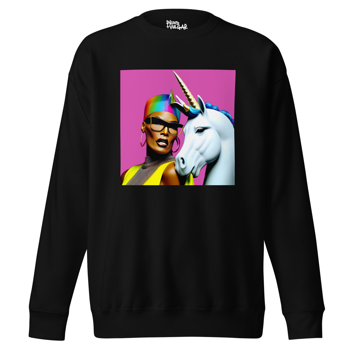 Unicorn Woman Premium Unisex Sweatshirt