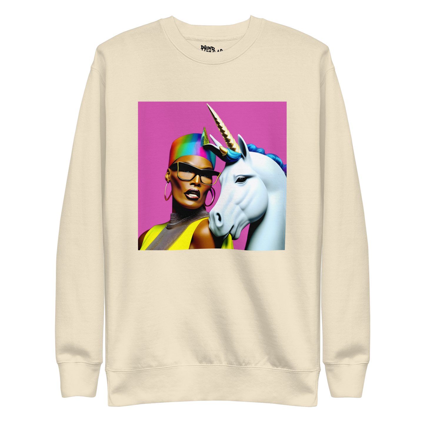 Unicorn Woman Premium Unisex Sweatshirt