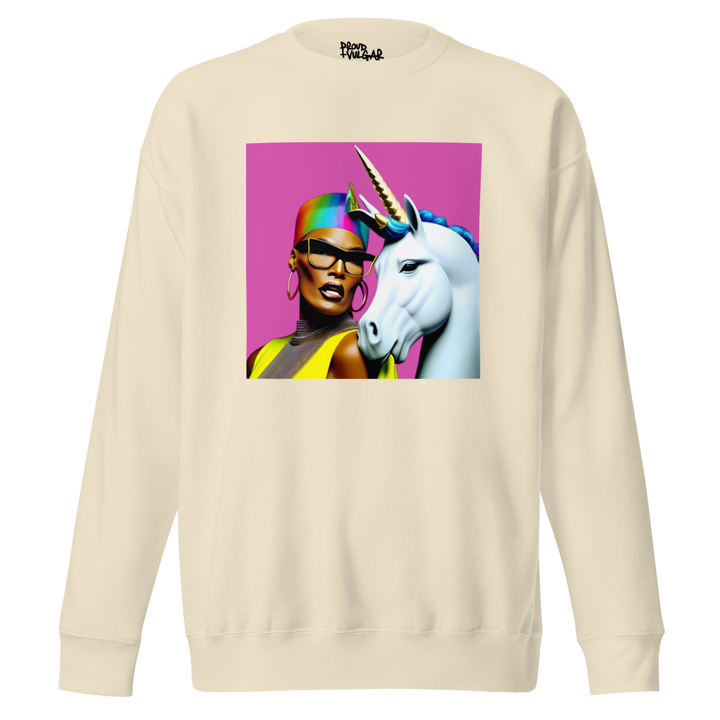 Unicorn Woman Premium Unisex Sweatshirt