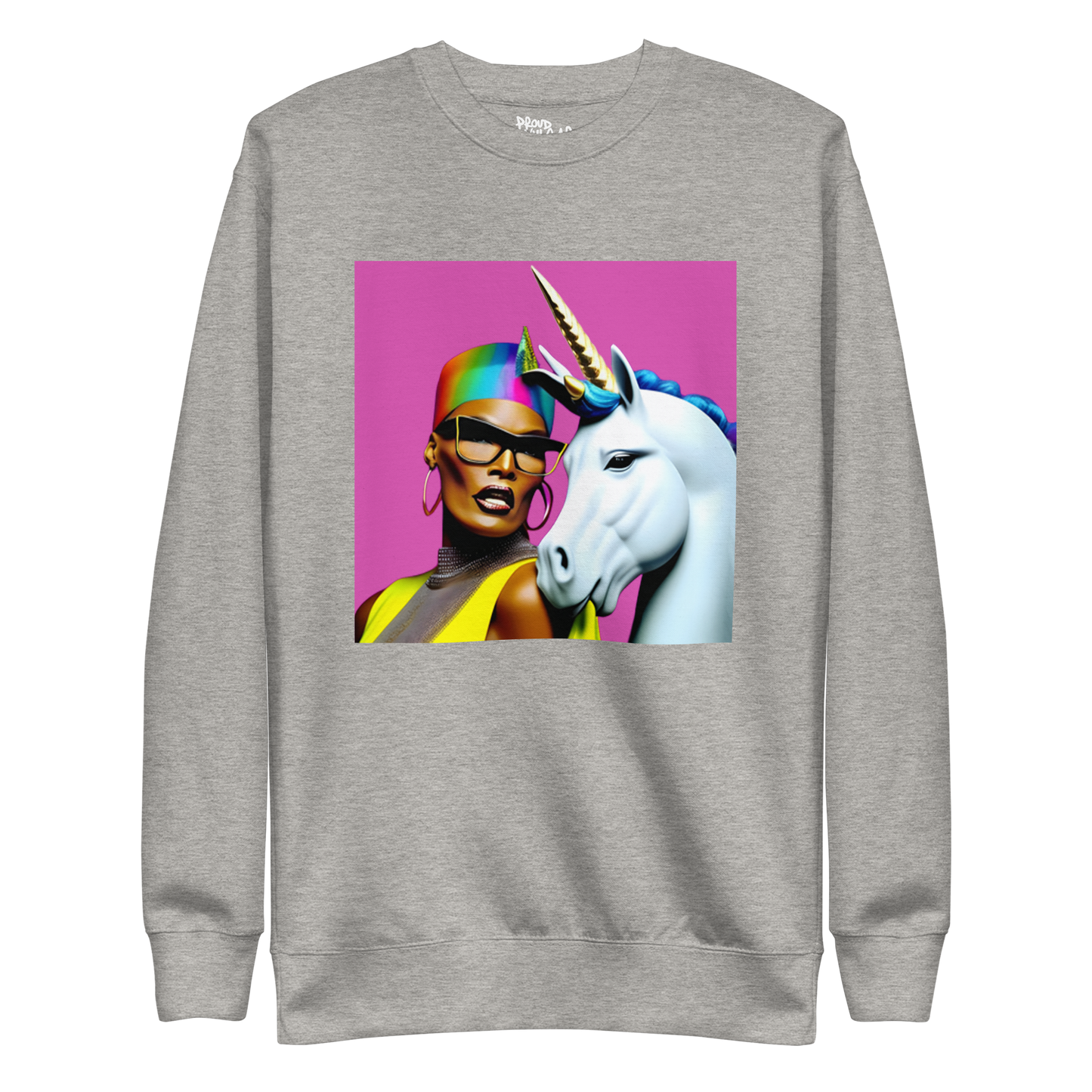 Unicorn Woman Premium Unisex Sweatshirt