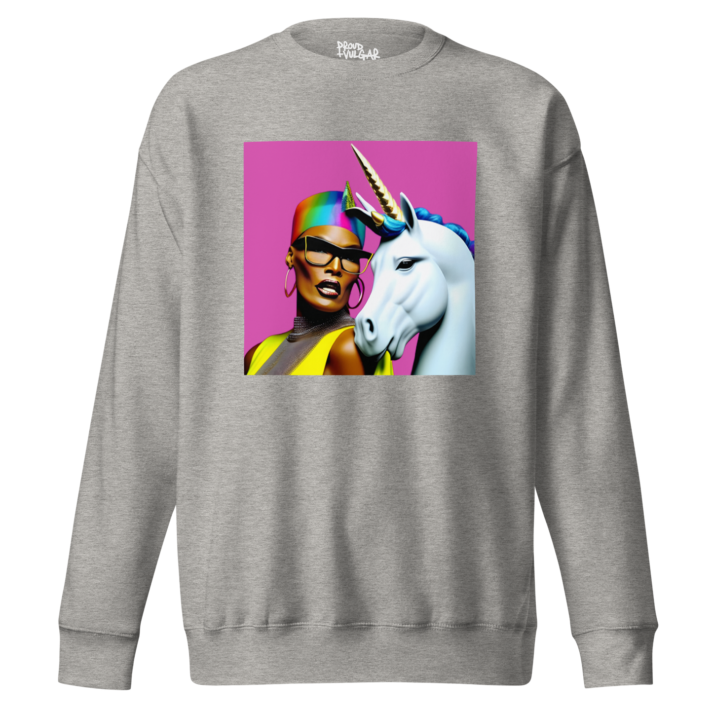 Unicorn Woman Premium Unisex Sweatshirt