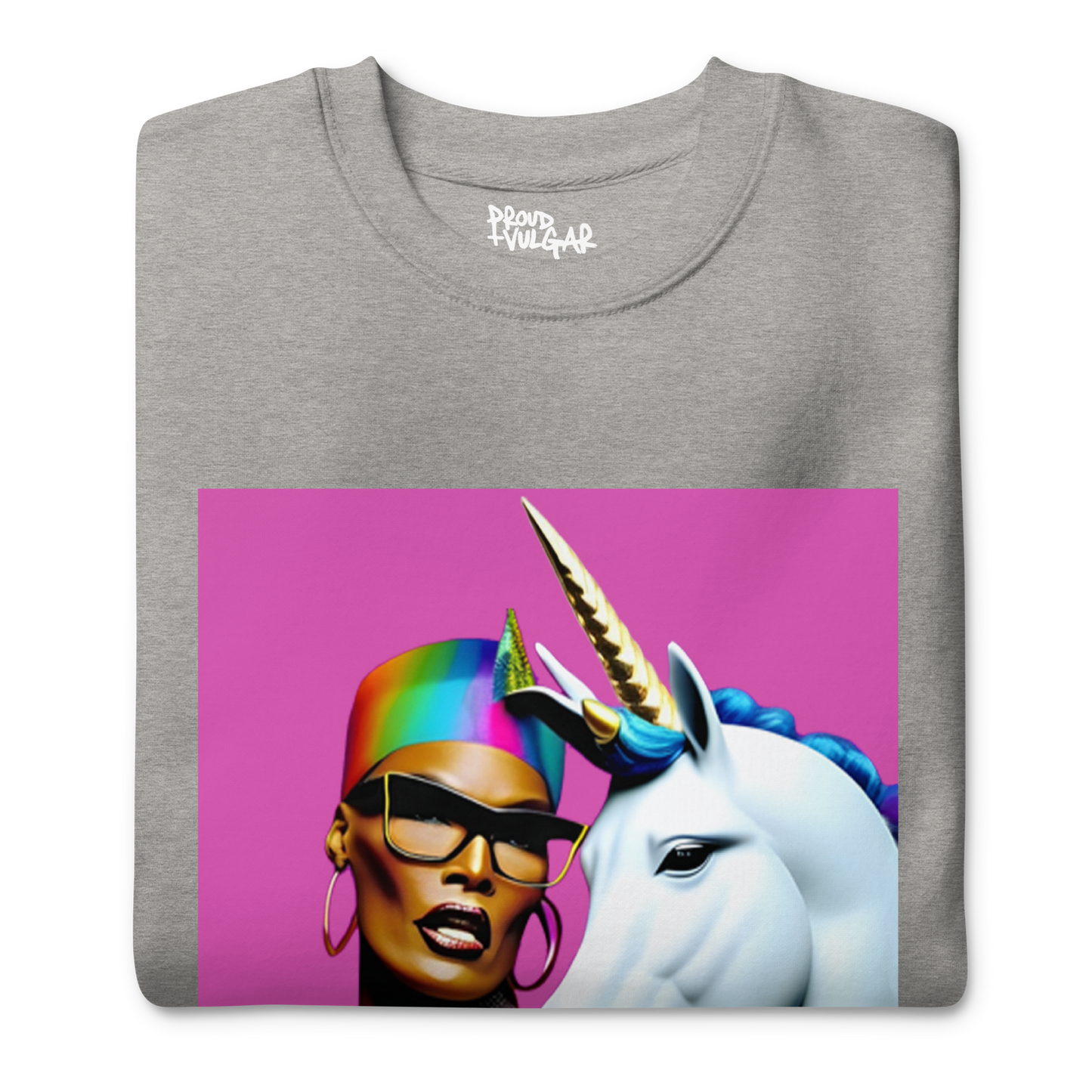 Unicorn Woman Premium Unisex Sweatshirt