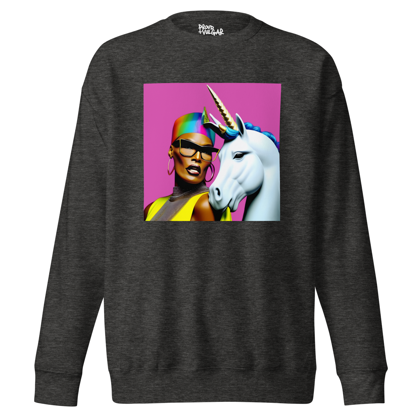 Unicorn Woman Premium Unisex Sweatshirt