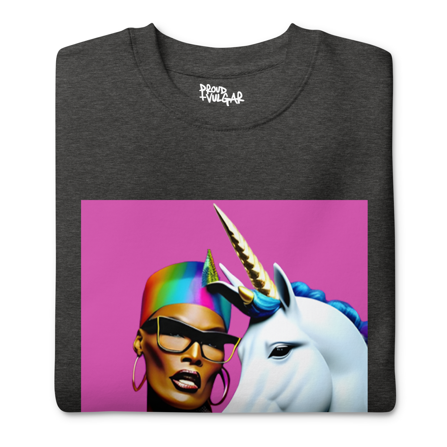 Unicorn Woman Premium Unisex Sweatshirt