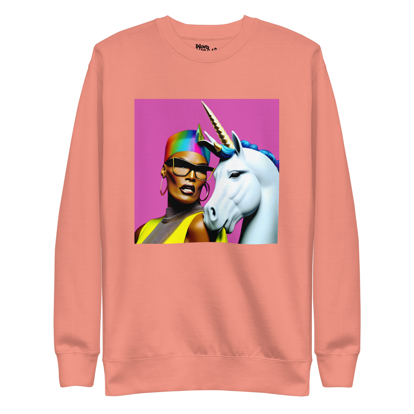 Unicorn Woman Premium Unisex Sweatshirt
