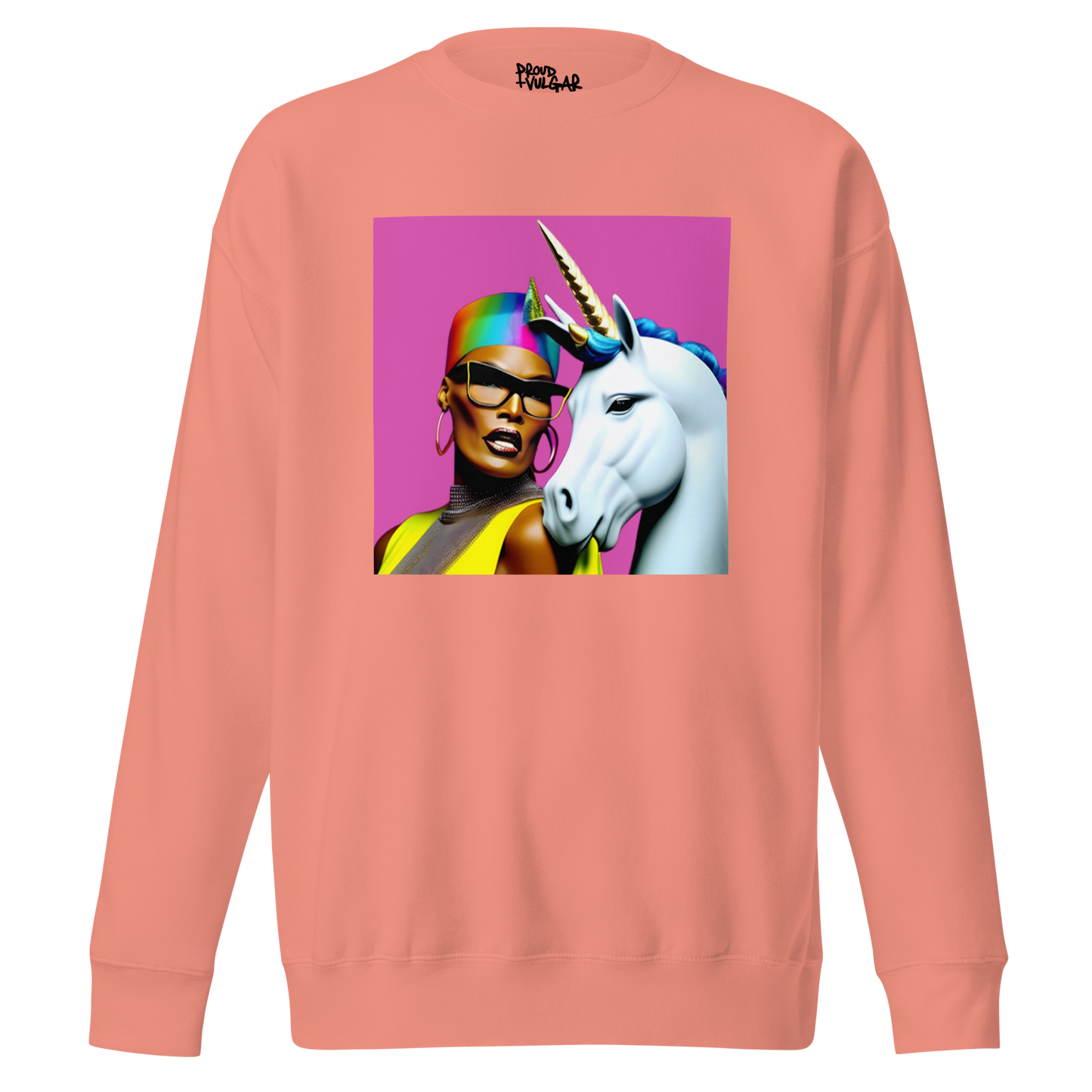 Unicorn Woman Premium Unisex Sweatshirt
