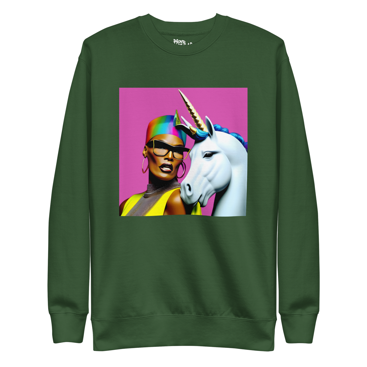 Unicorn Woman Premium Unisex Sweatshirt