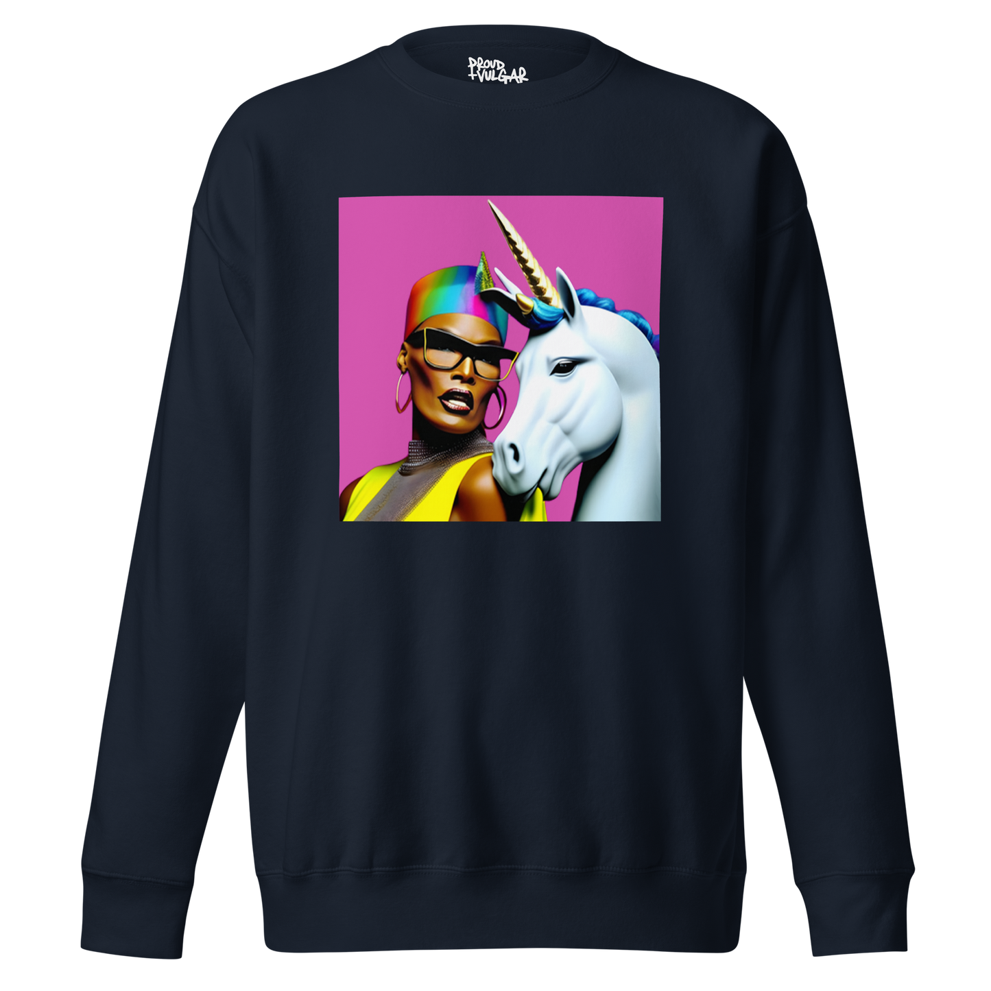 Unicorn Woman Premium Unisex Sweatshirt