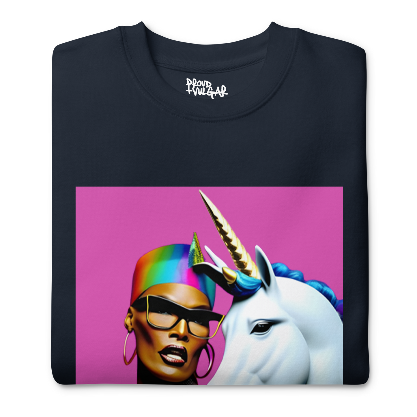 Unicorn Woman Premium Unisex Sweatshirt