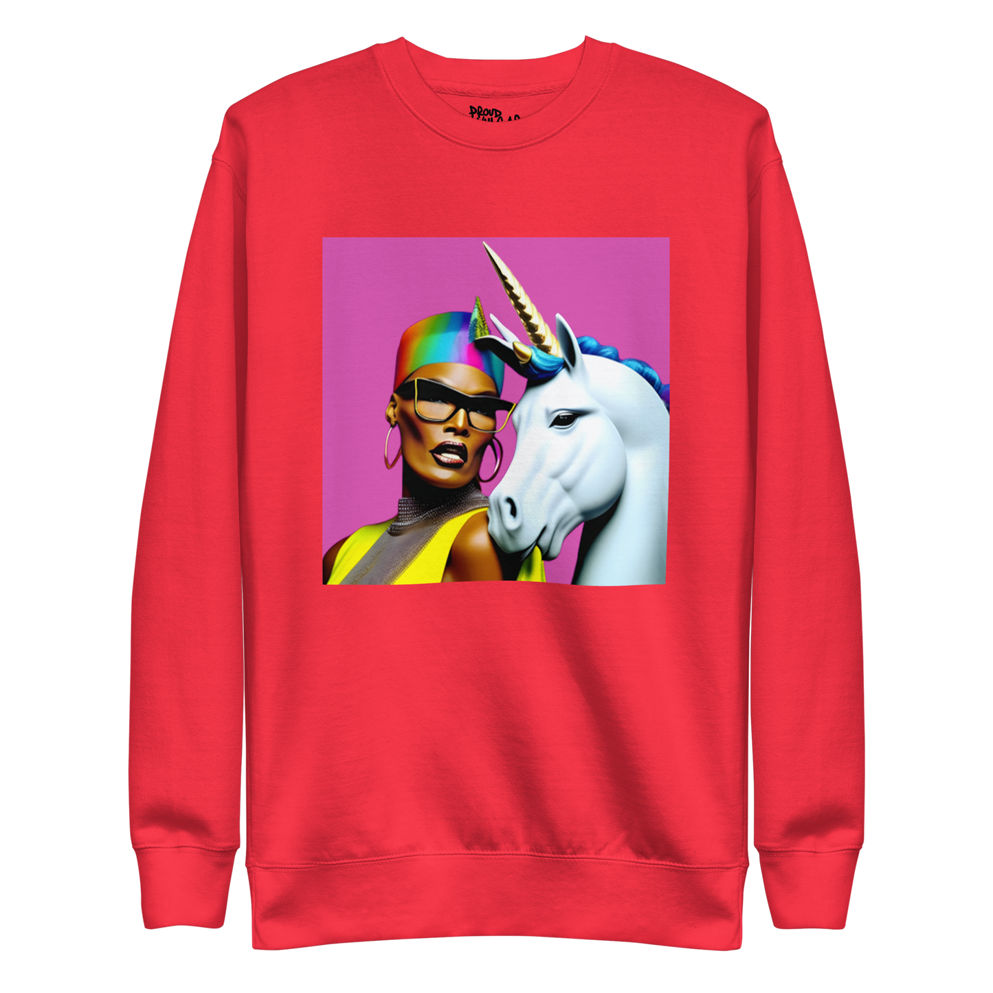 Unicorn Woman Premium Unisex Sweatshirt