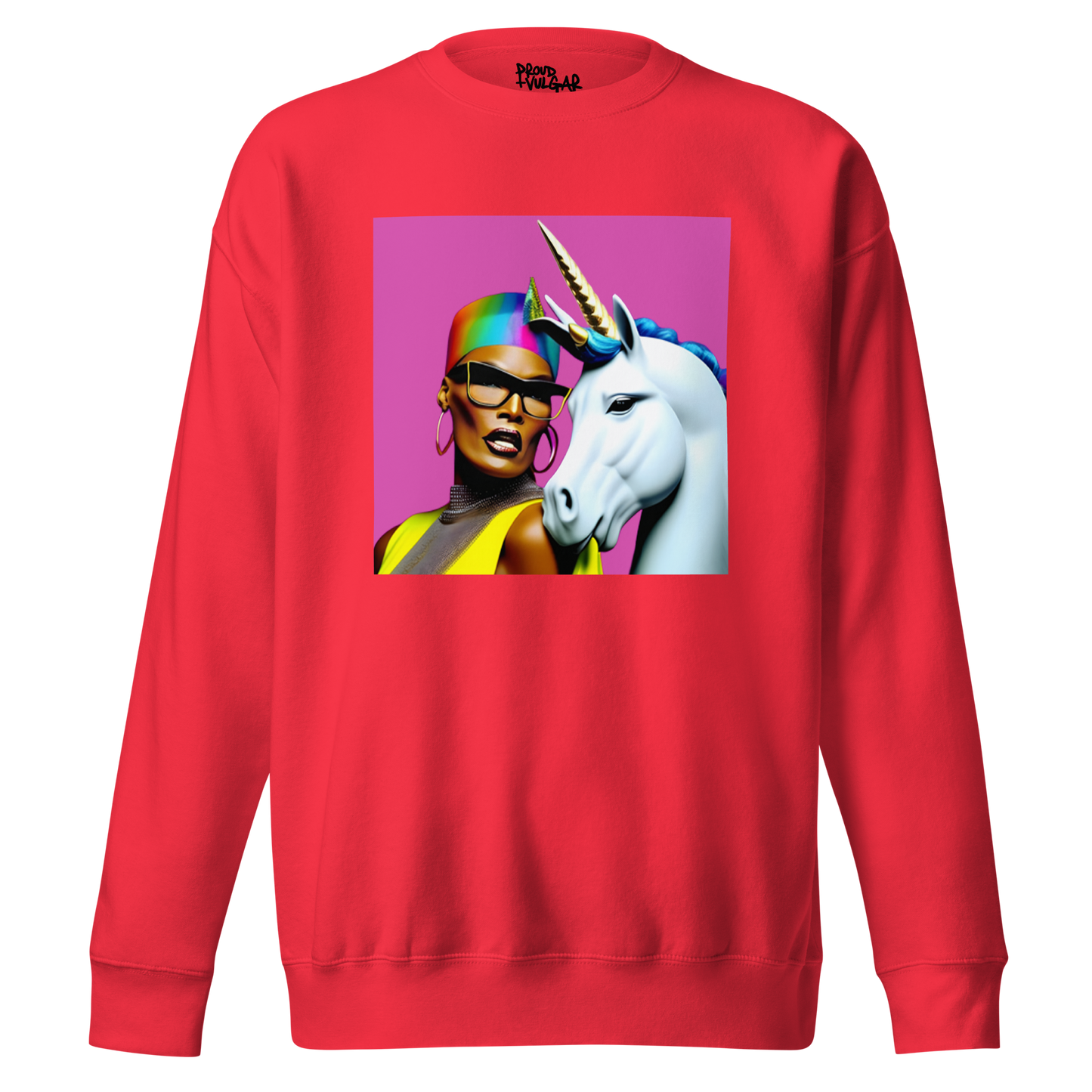 Unicorn Woman Premium Unisex Sweatshirt