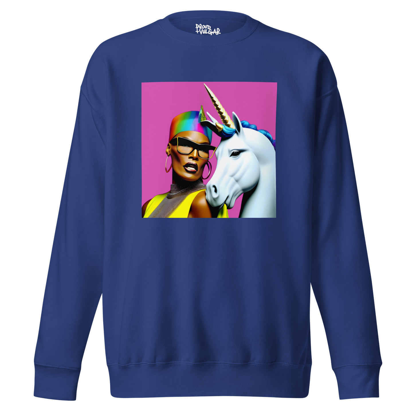 Unicorn Woman Premium Unisex Sweatshirt