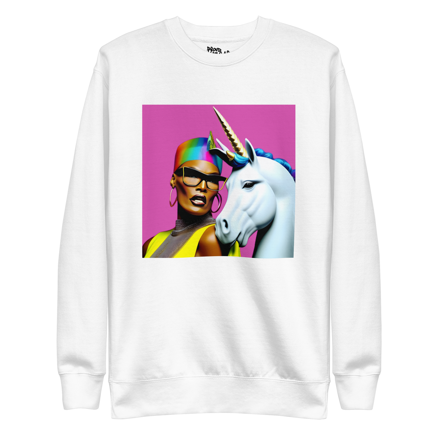 Unicorn Woman Premium Unisex Sweatshirt