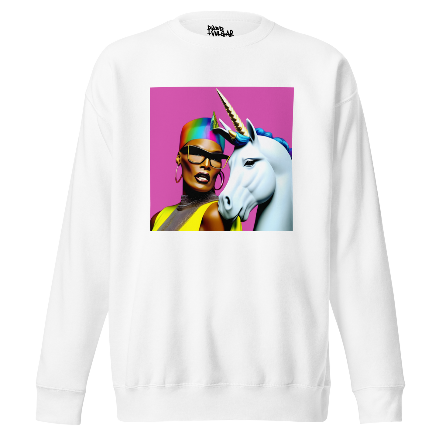 Unicorn Woman Premium Unisex Sweatshirt