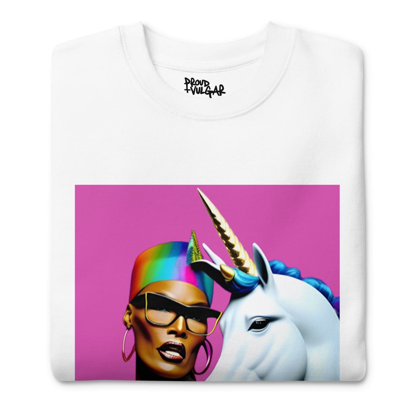 Unicorn Woman Premium Unisex Sweatshirt