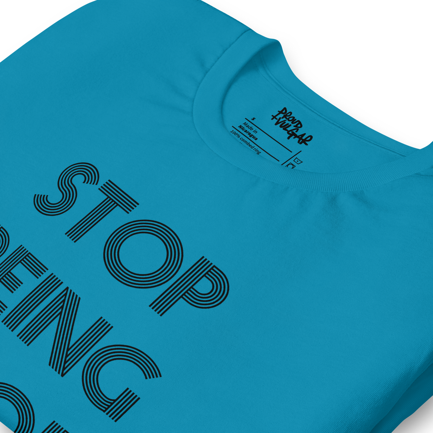 Stop Being Poor Unisex T-Shirt
