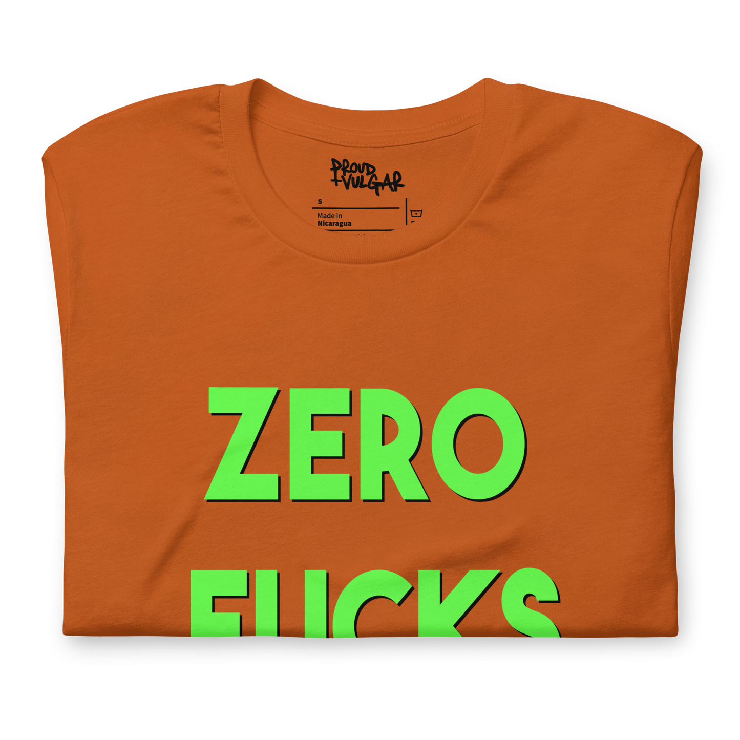 Zero Fucks Unisex T-Shirt