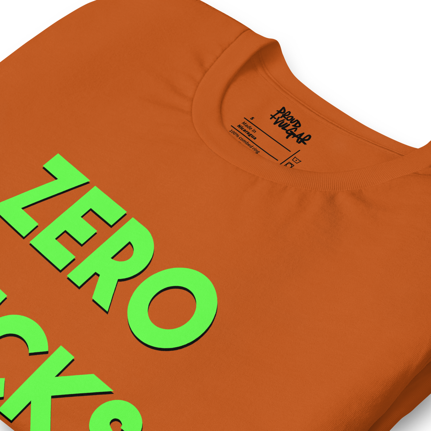 Zero Fucks Unisex T-Shirt