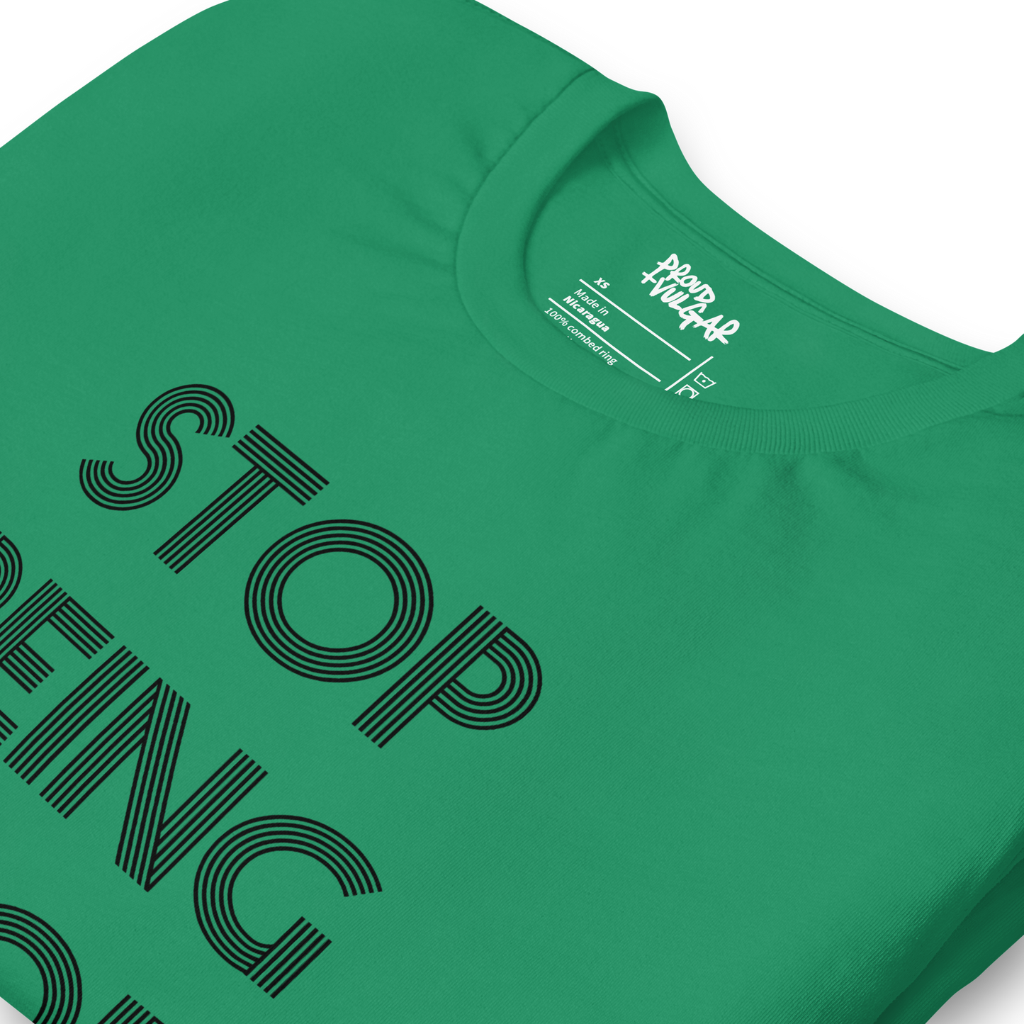 Stop Being Poor Unisex T-Shirt