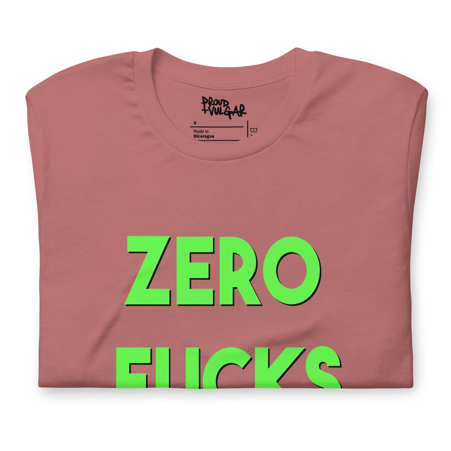 Zero Fucks Unisex T-Shirt