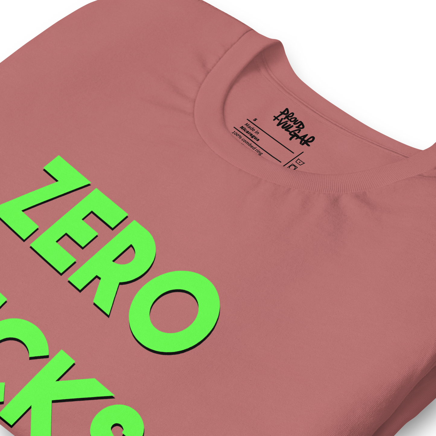 Zero Fucks Unisex T-Shirt