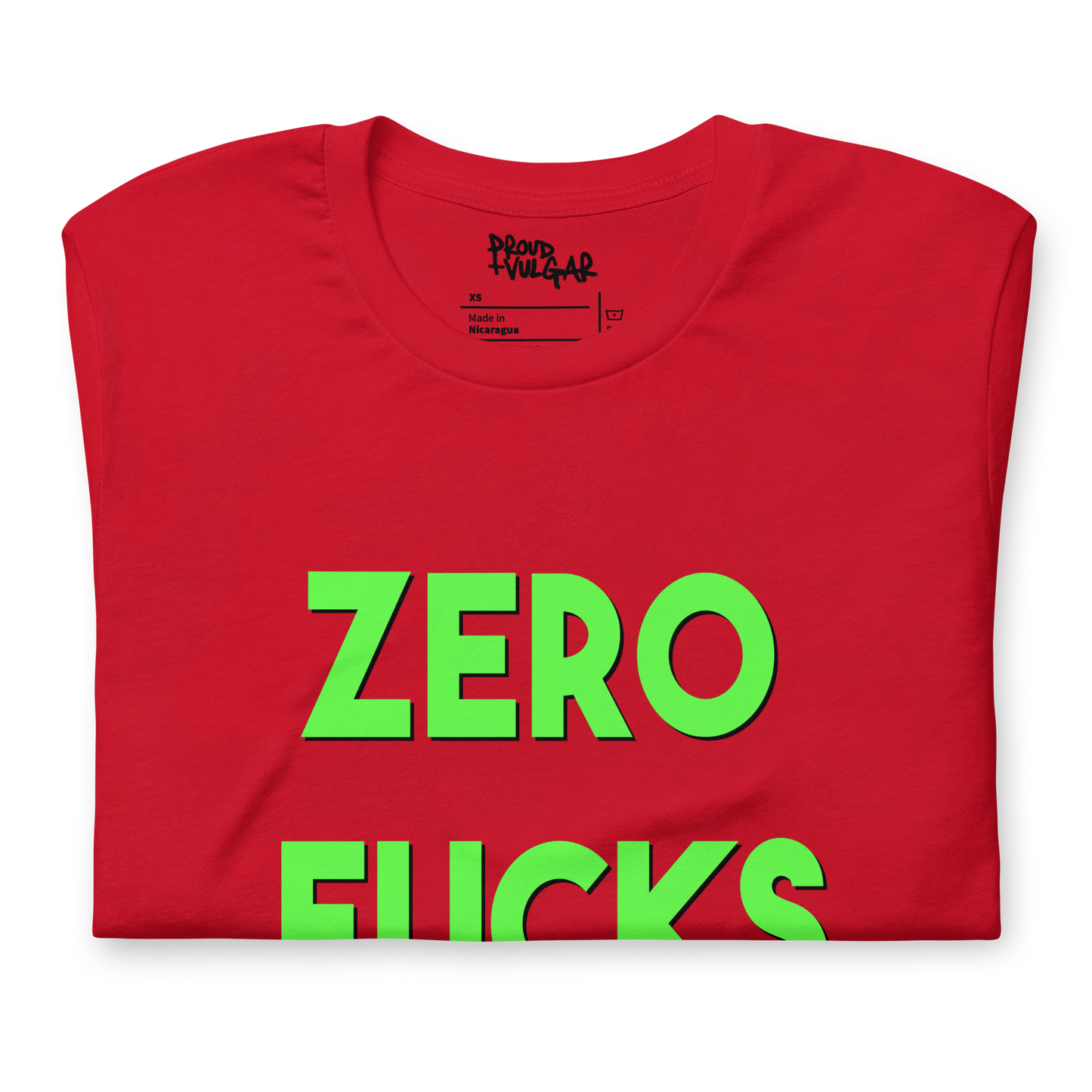 Zero Fucks Unisex T-Shirt