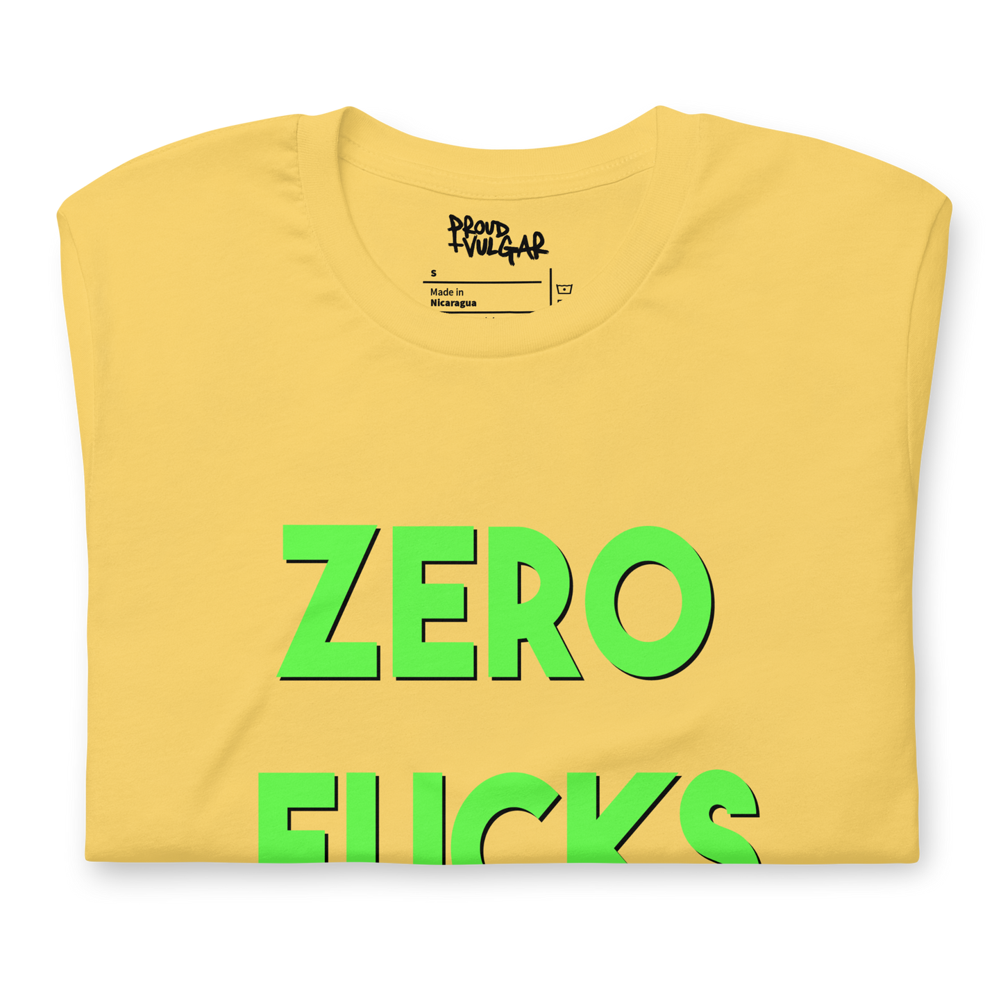 Zero Fucks Unisex T-Shirt