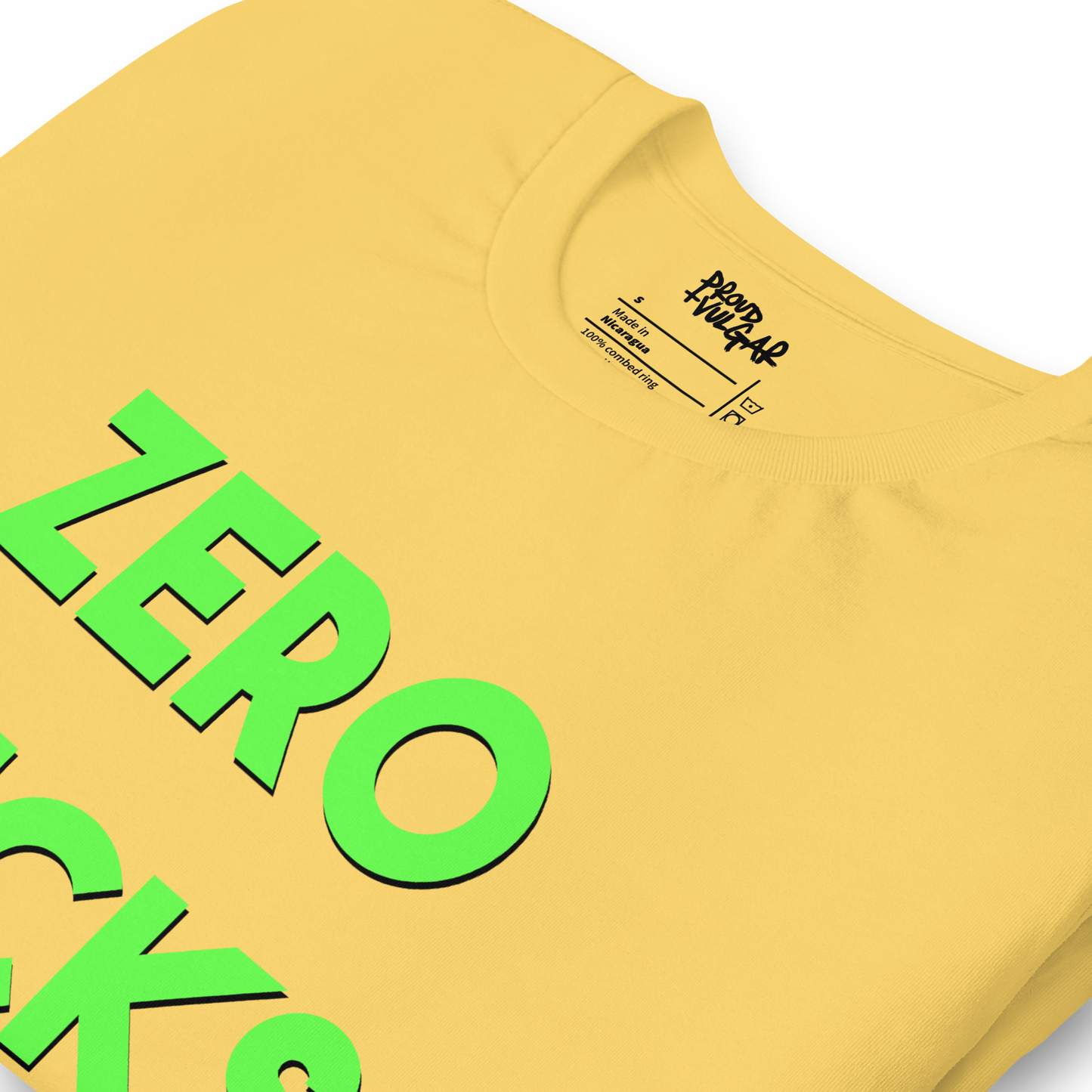 Zero Fucks Unisex T-Shirt