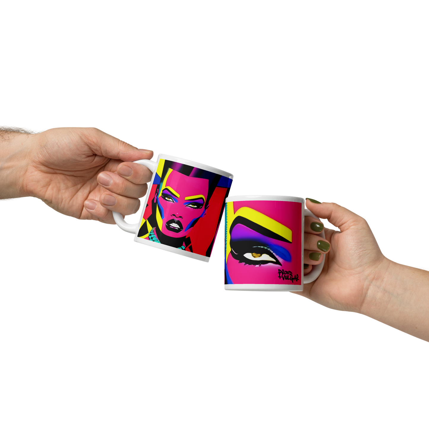 Neon Queen Ceramic Mug