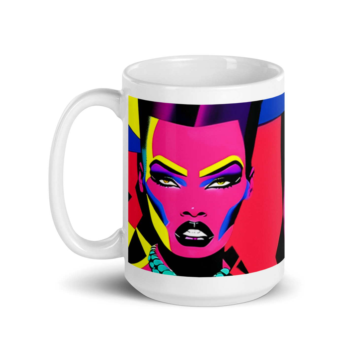 Neon Queen Ceramic Mug
