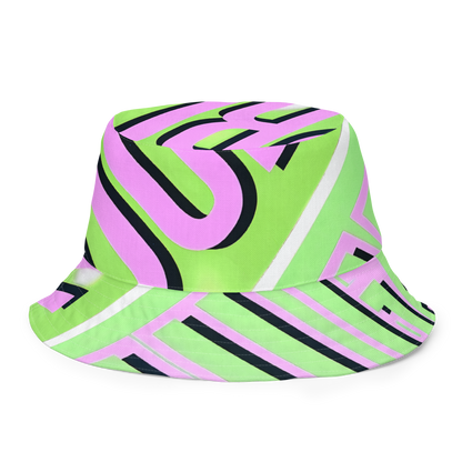 Neon Disco Reversible Bucket Hat