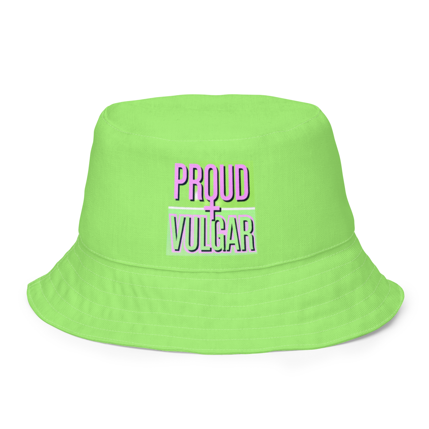 Neon Disco Reversible Bucket Hat