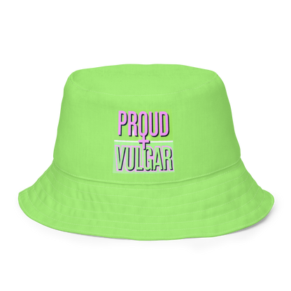 Neon Disco Reversible Bucket Hat