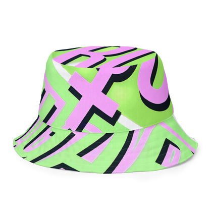 Neon Disco Reversible Bucket Hat