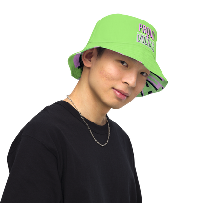 Neon Disco Reversible Bucket Hat