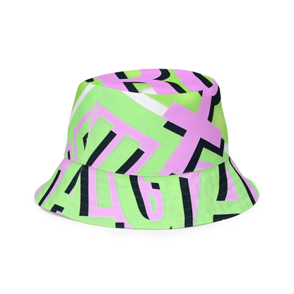 Neon Disco Reversible Bucket Hat
