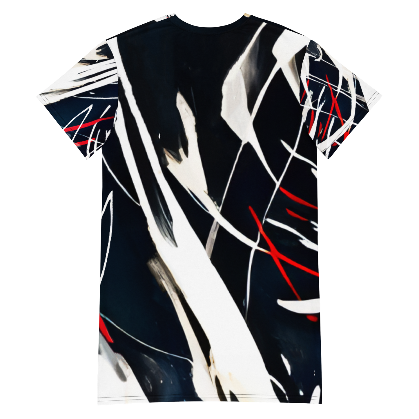 Brush Strokes T-Shirt Dress