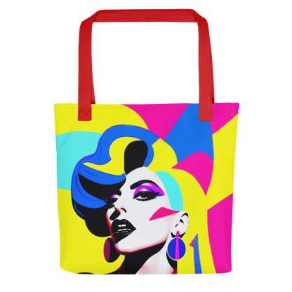Neon Judgement Tote Bag