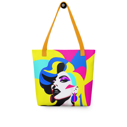 Neon Judgement Tote Bag