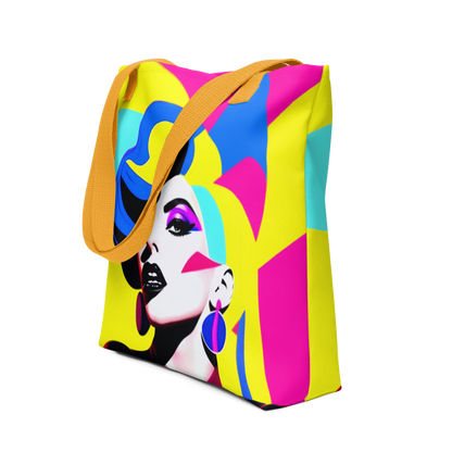 Neon Judgement Tote Bag
