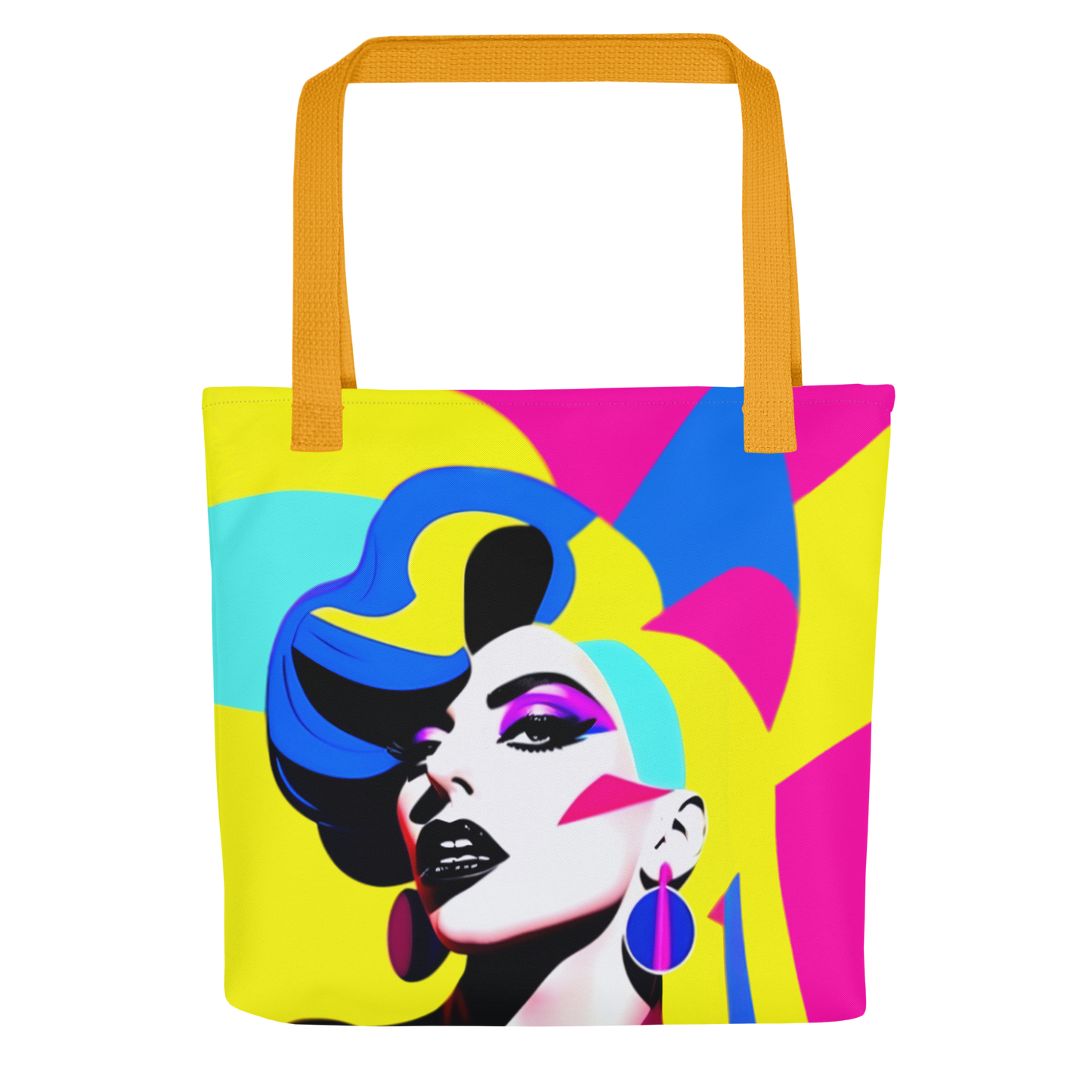 Neon Judgement Tote Bag