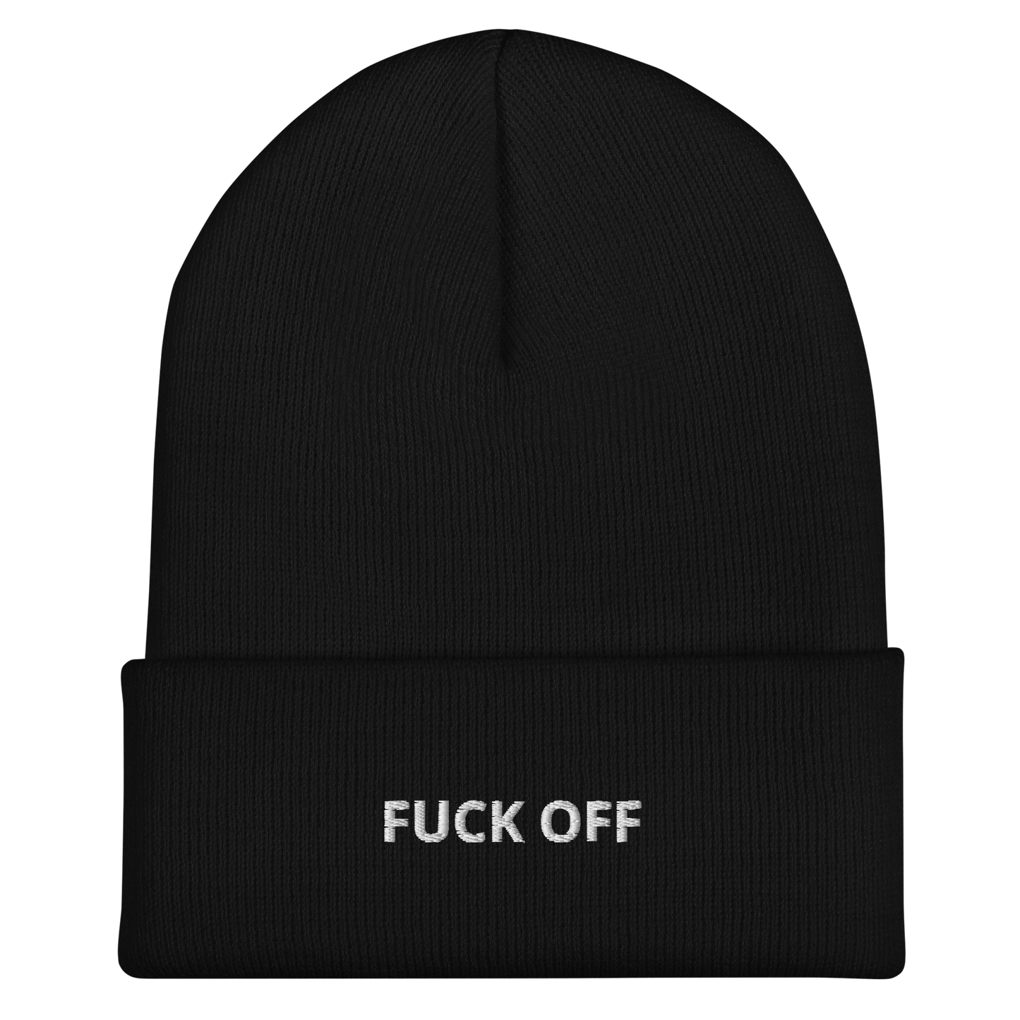 Fuck Off Cuffed Beanie