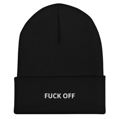 Fuck Off Cuffed Beanie