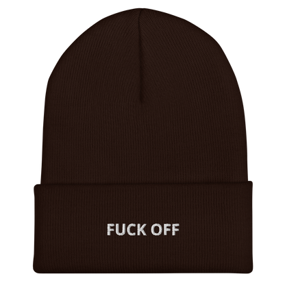 Fuck Off Cuffed Beanie